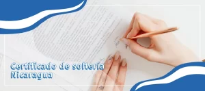 certificado de soltería por internet Nicaragua